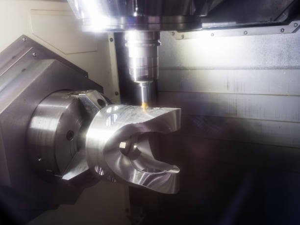 5-axis CNC milling a precision magnesium alloy component
